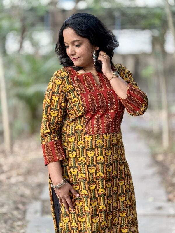 Amber Bloom Kurti