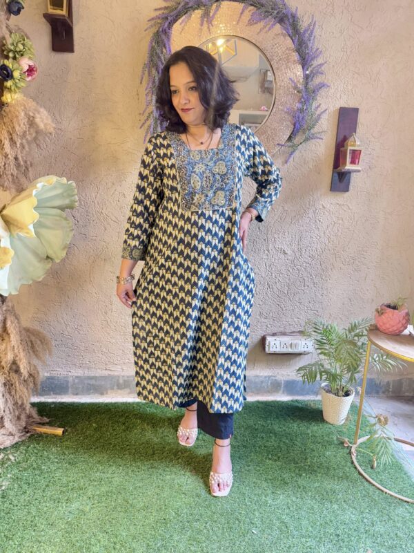 Indigo Charm Kurti